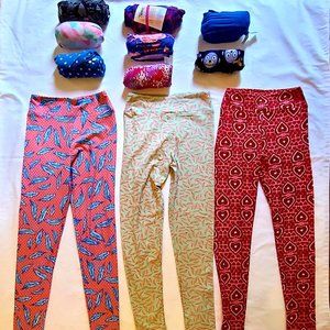 LULAROE TWEEN LEGGINGS -11 PAIRS
